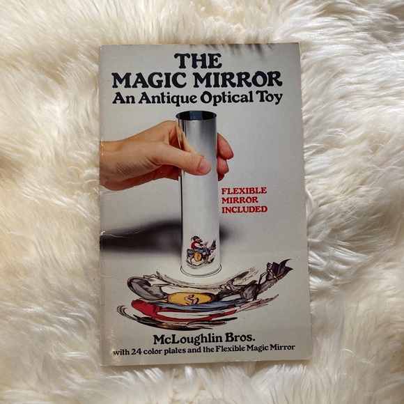 The Magic Mirror Optical Illusion Antique Toy Mirror Game English History - Picture 1 of 5